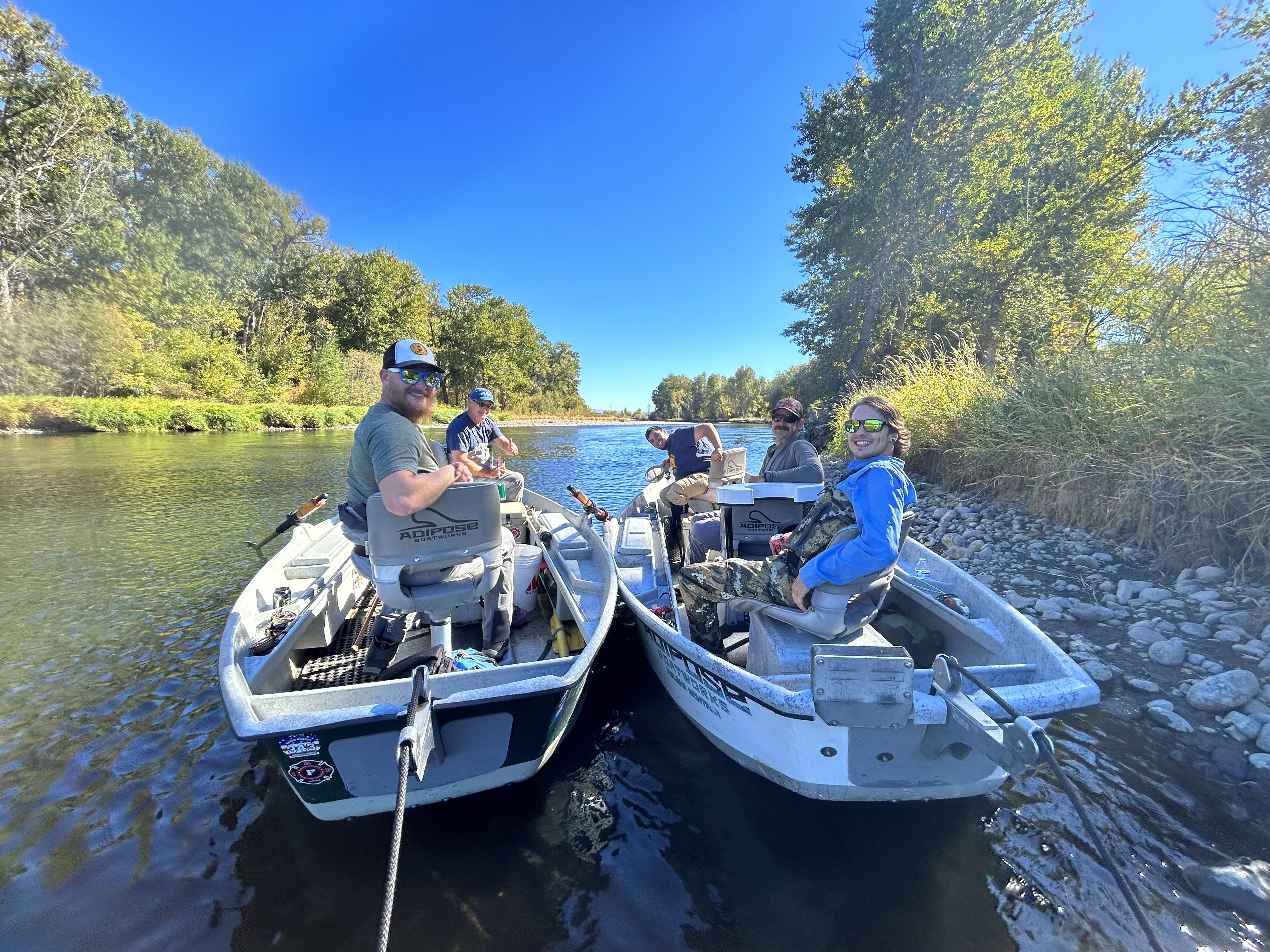 Corporate fishing event