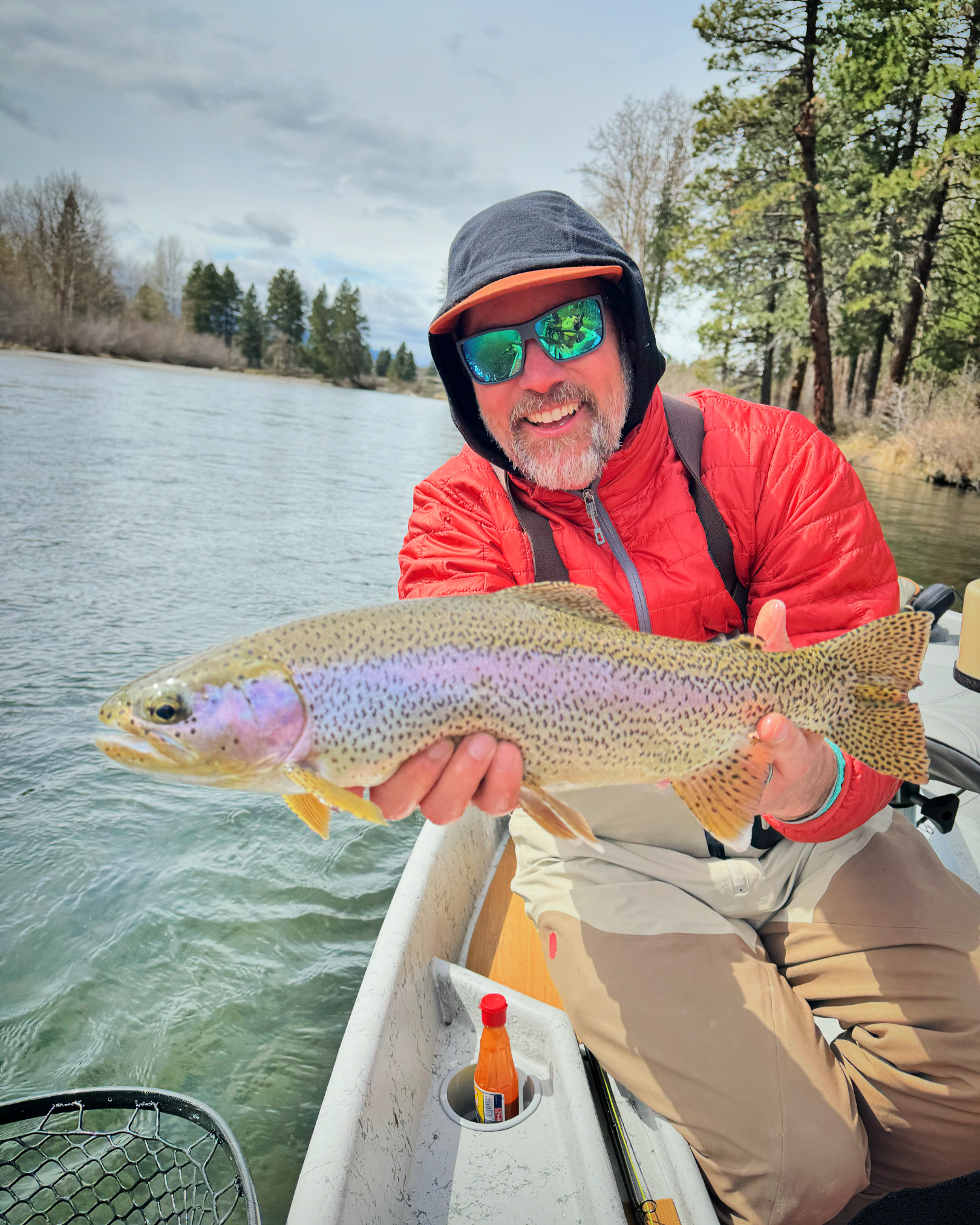 Fly fishing on the Yakima River