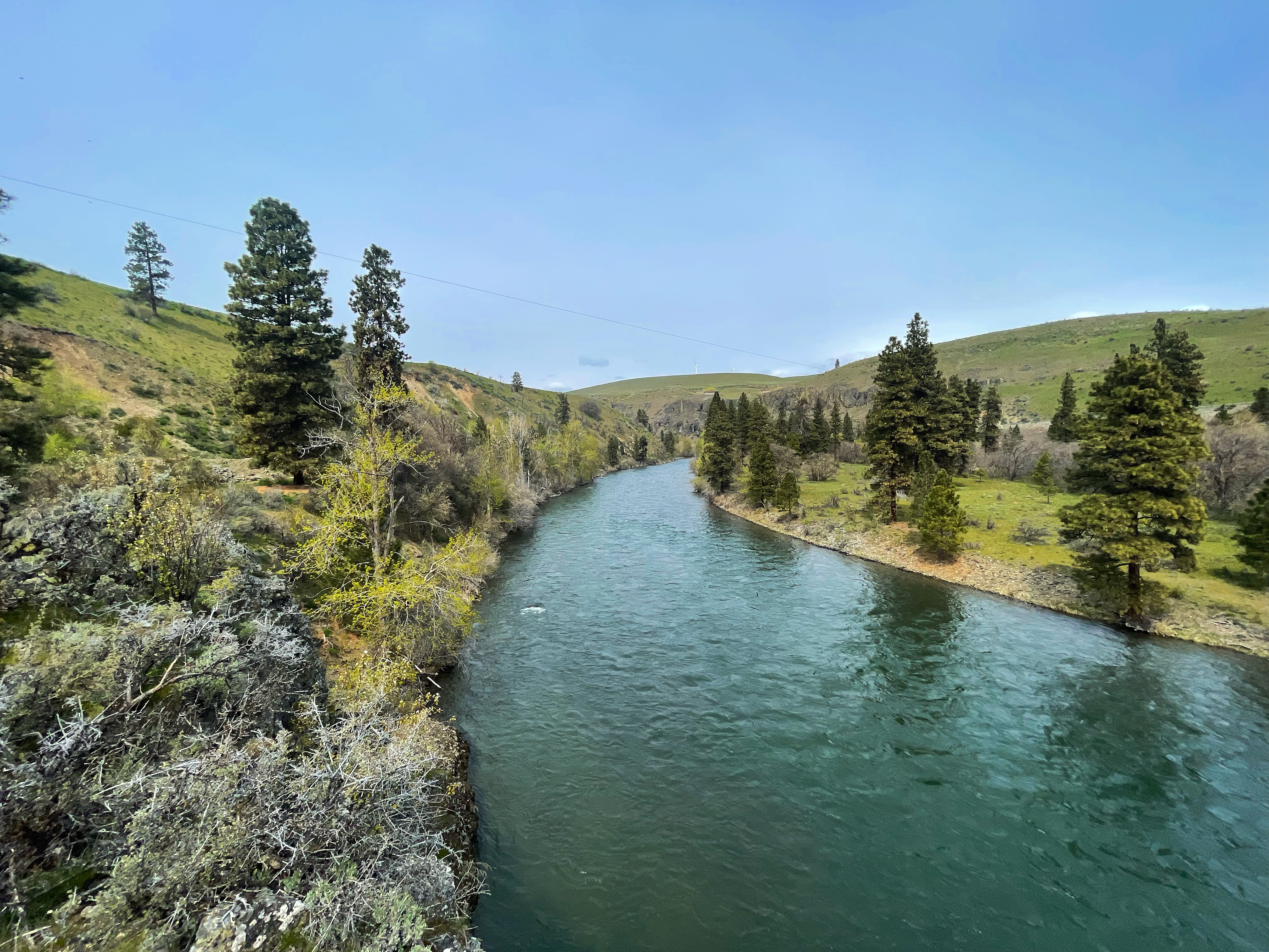 Scenic Yakima River view