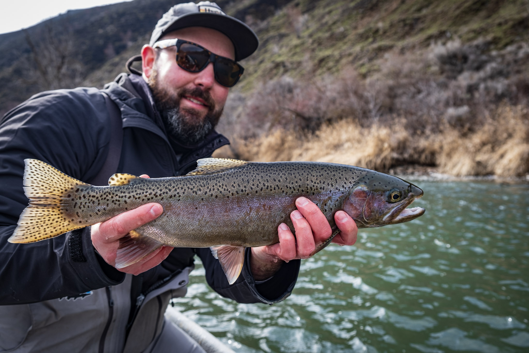 Fly fishing techniques on the Yakima River