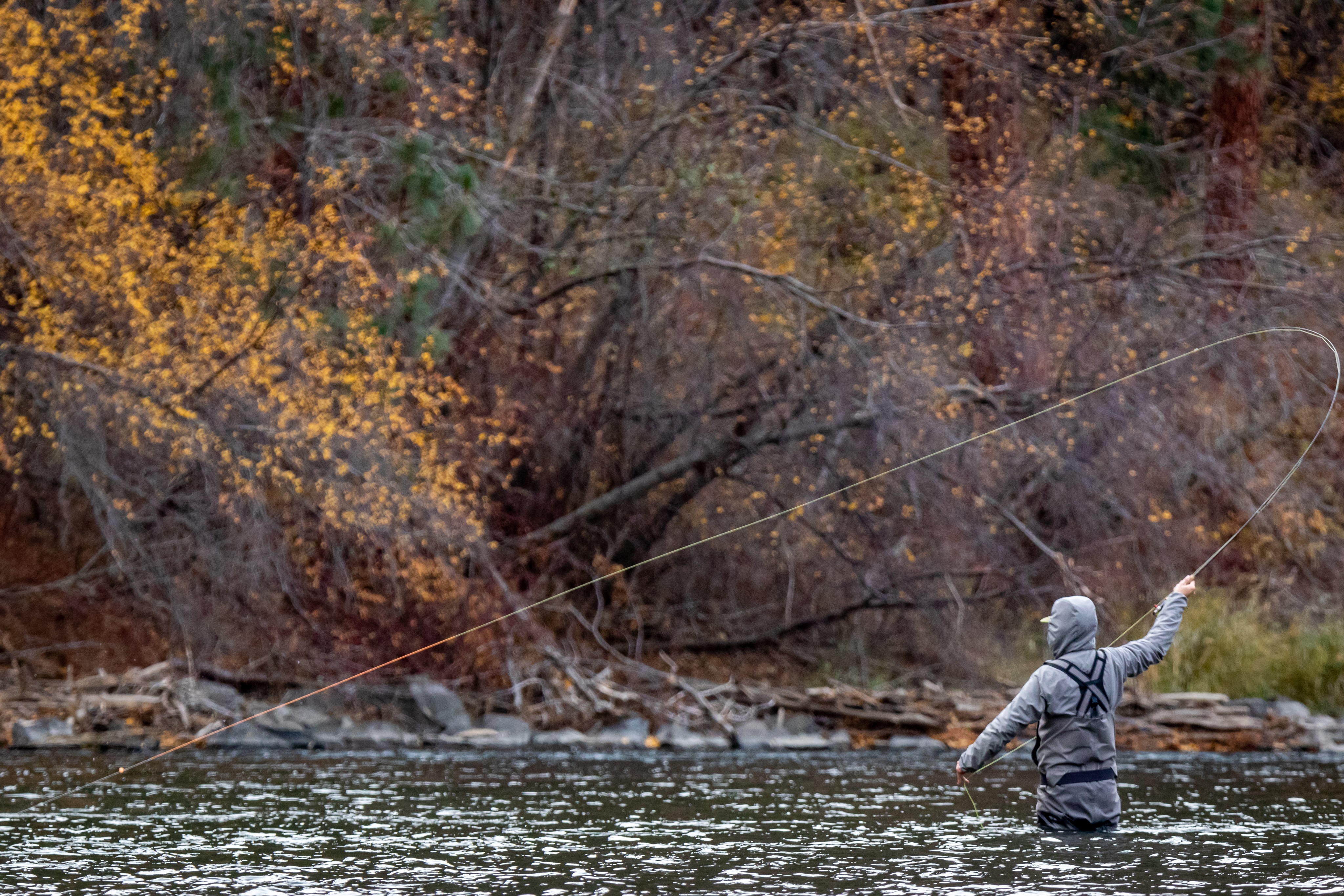 Catching fish on the Yakima River