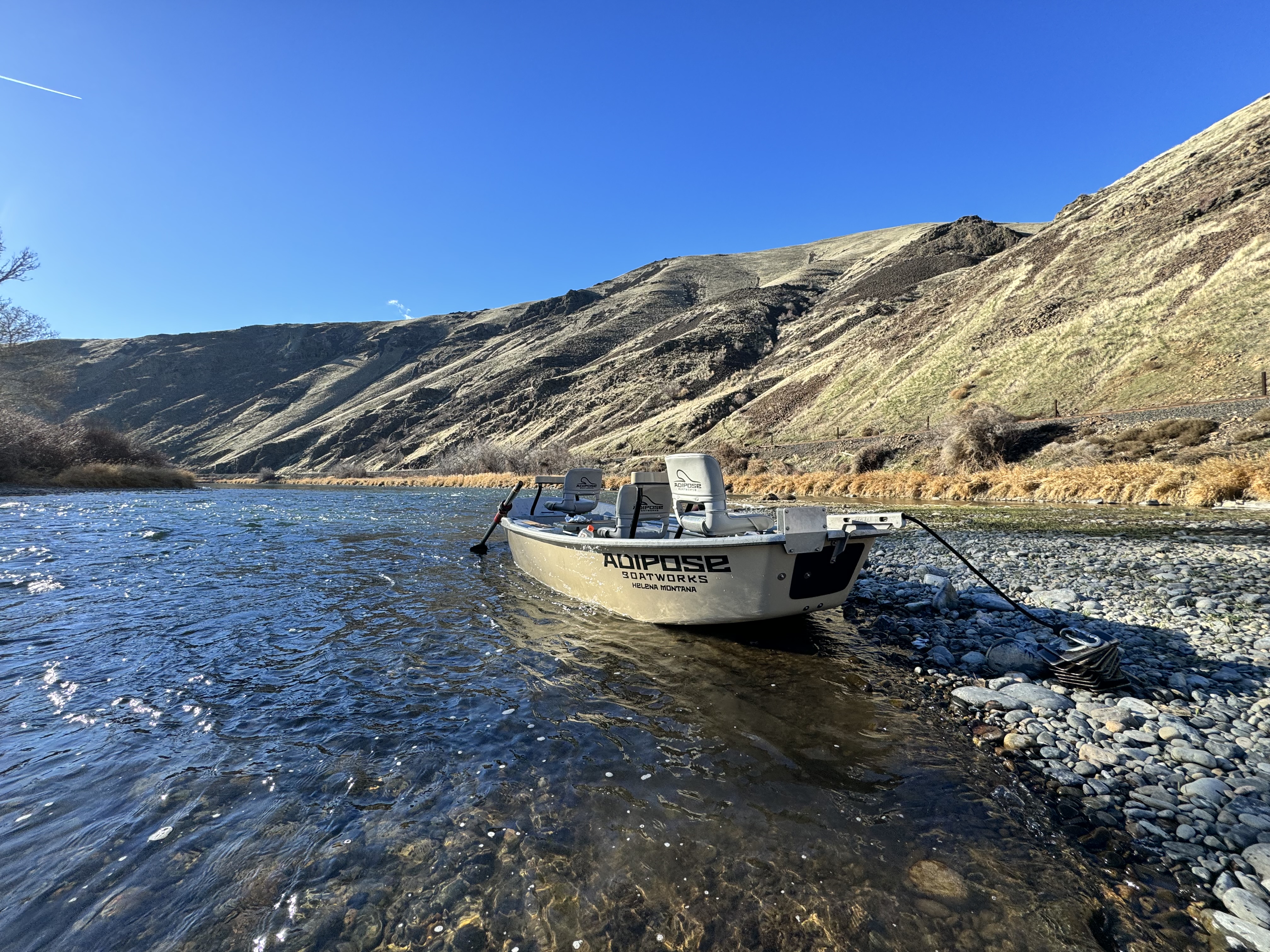 Fly fishing on the Yakima River